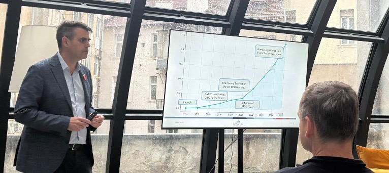 Nicolas Malbec CEO FIDELILIUM Conférence FRENCH TECH SOFIA BULGARIE